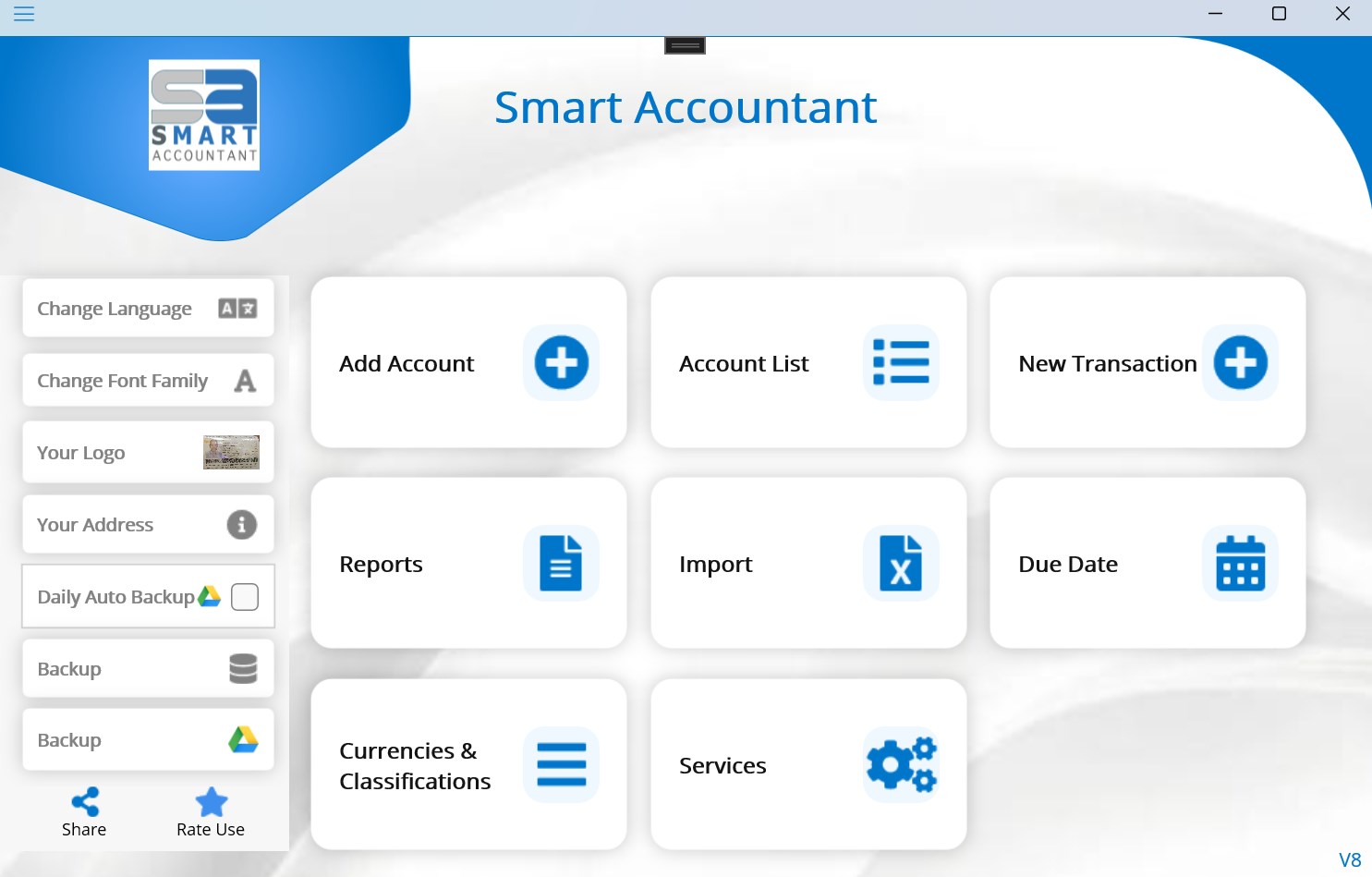 Smart Accountant App screenshot