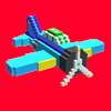 Planes 3D Color by Number - Voxel Coloring Book