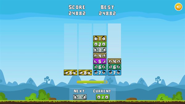 Monster Blocks: Get 9 Puzzle — 7