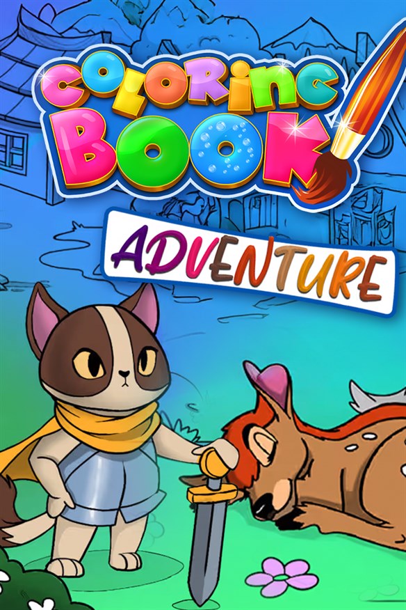 Coloring Book: Adventure Xbox Series X|S and Xbox One cover art