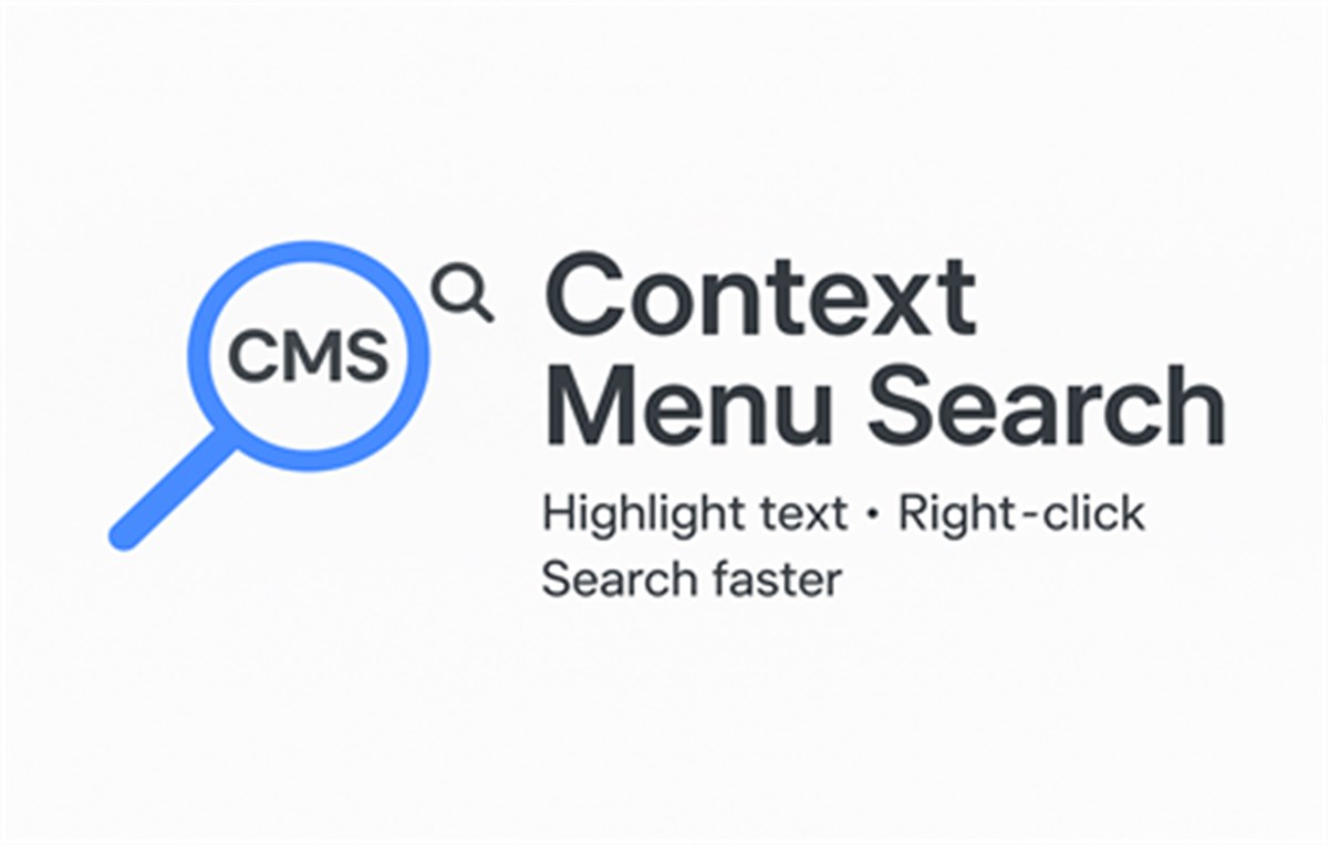 Context Menu Search