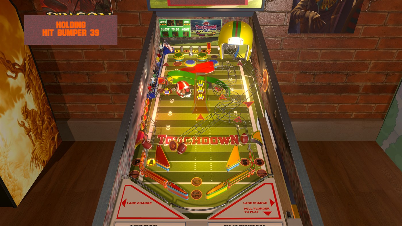 #4. Touchdown Pinball (Xbox) By: Super PowerUP Games