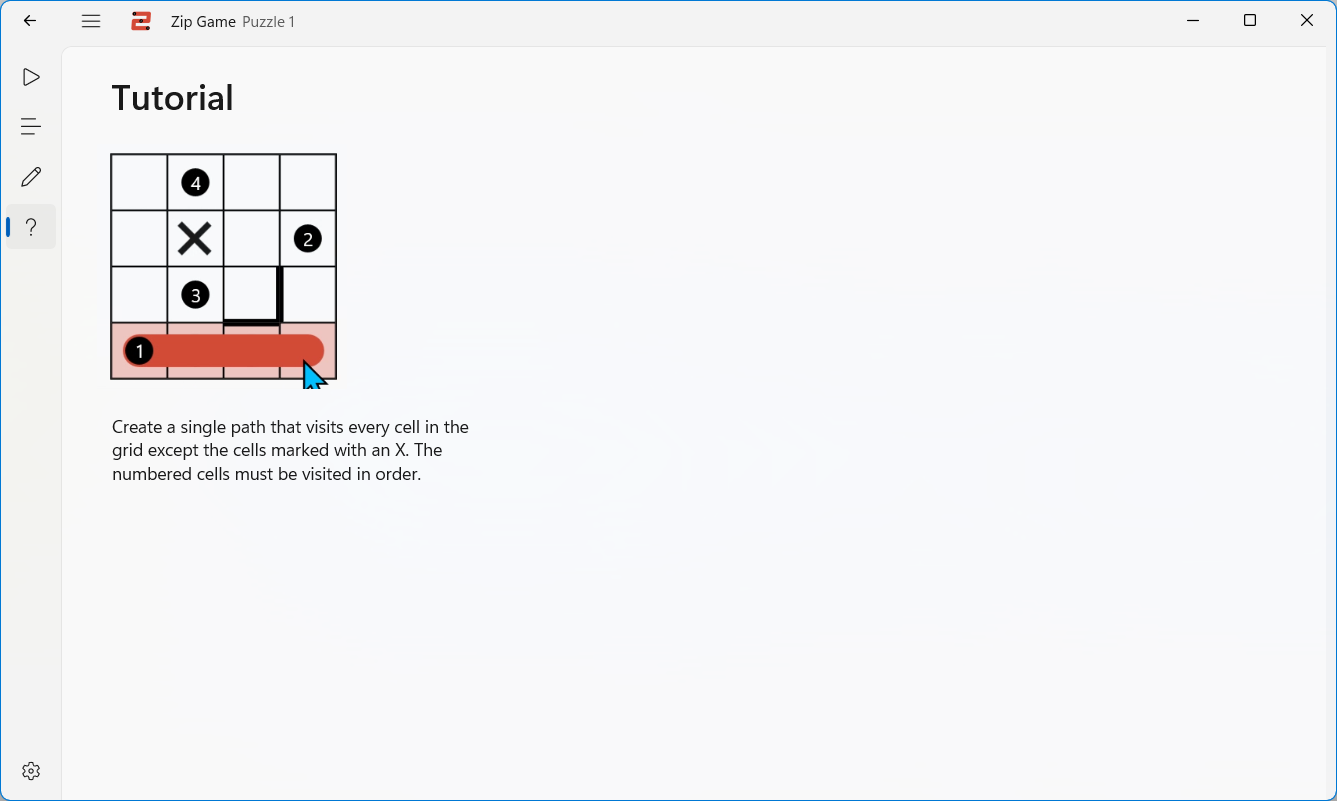 Zip Game screenshot