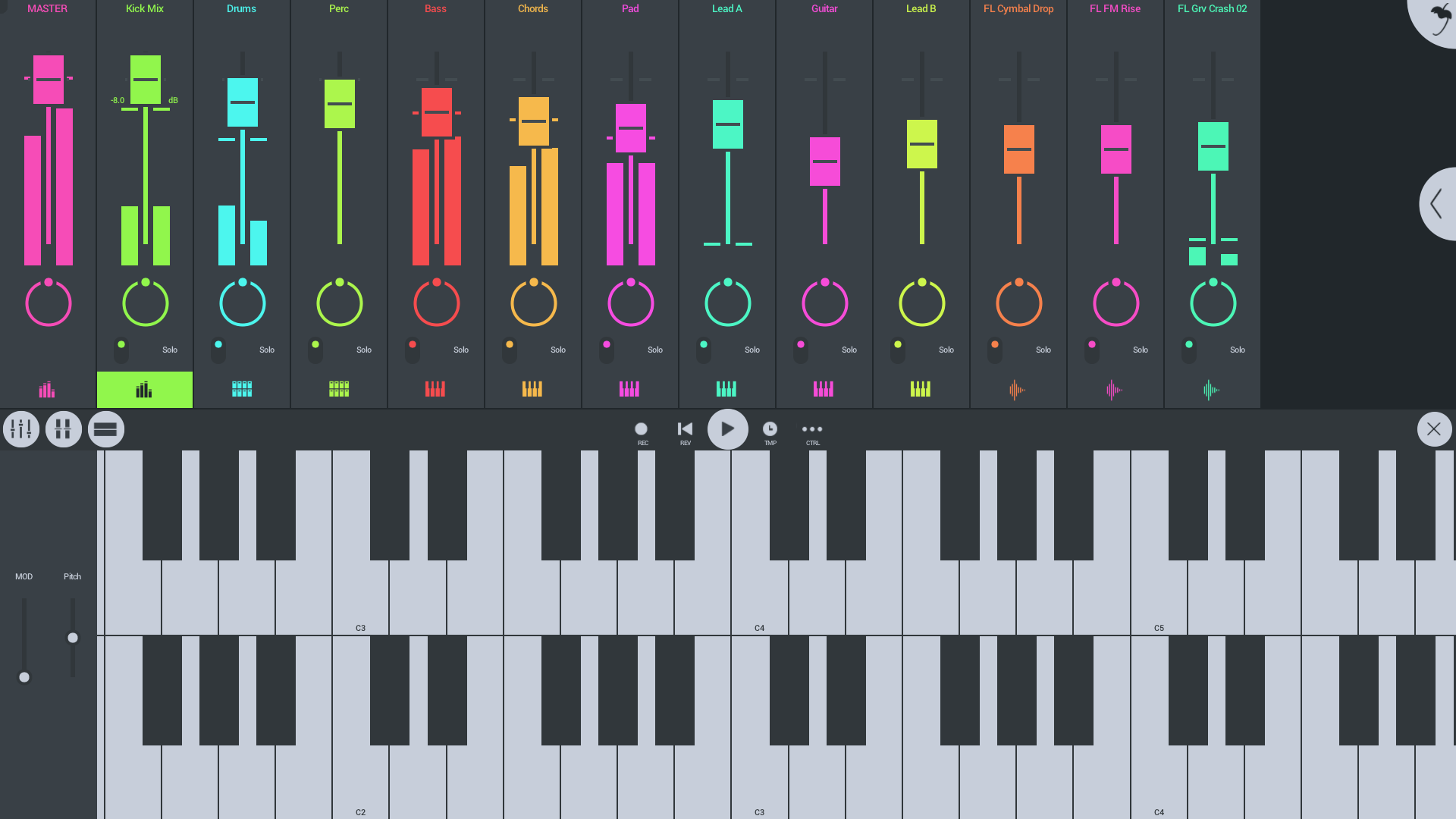 FL Studio Mobile Screenshot