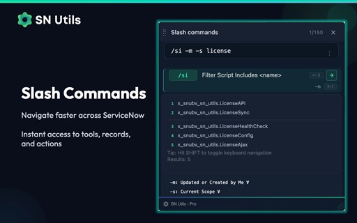 SN Utils - Tools for ServiceNow
