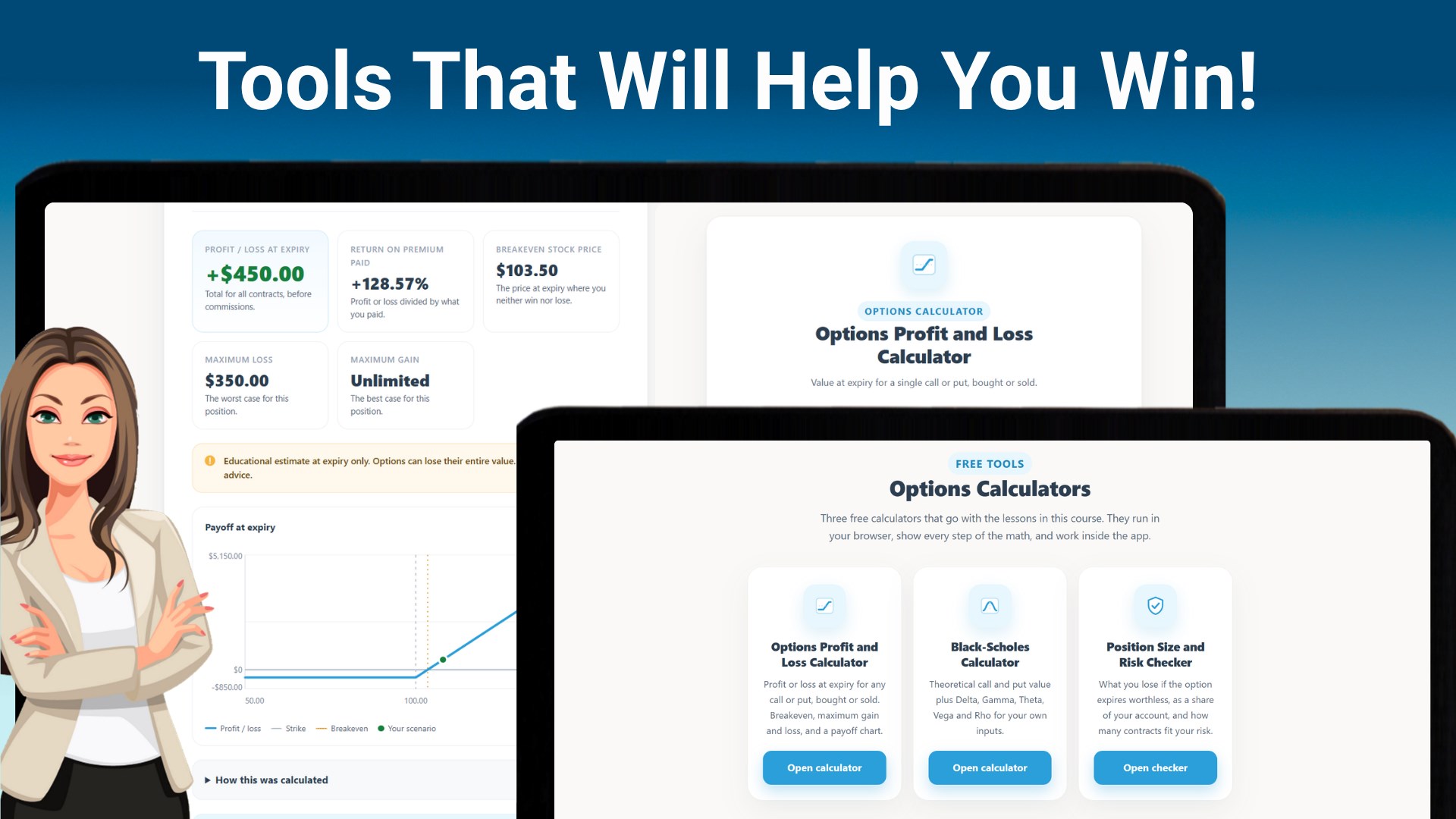 Trader Guide: Options Trading Course screenshot