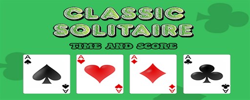 Classic Solitaire Time And Score marquee promo image