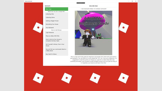 Buy Roblox Adopt Me Guide Microsoft Store - roblox adopt me gifts is roblox free on xbox