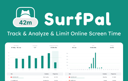 SurfPal: Screen Time Tracker & Website Blocker small promo image