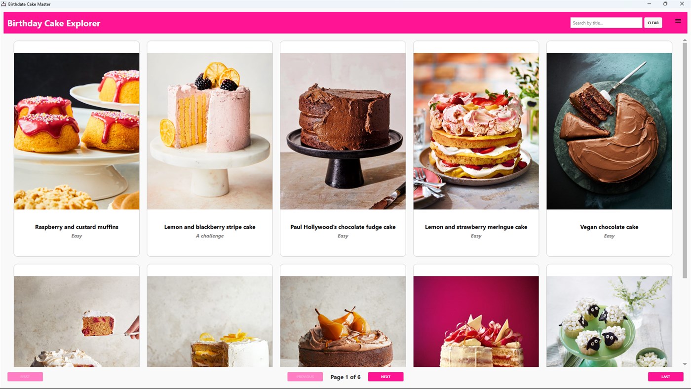 Birthday Cake Master: Delicious Recipes screenshot 1