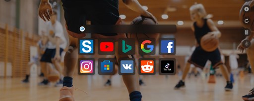 Basketball Streams New Tab Wallpaper marquee promo image