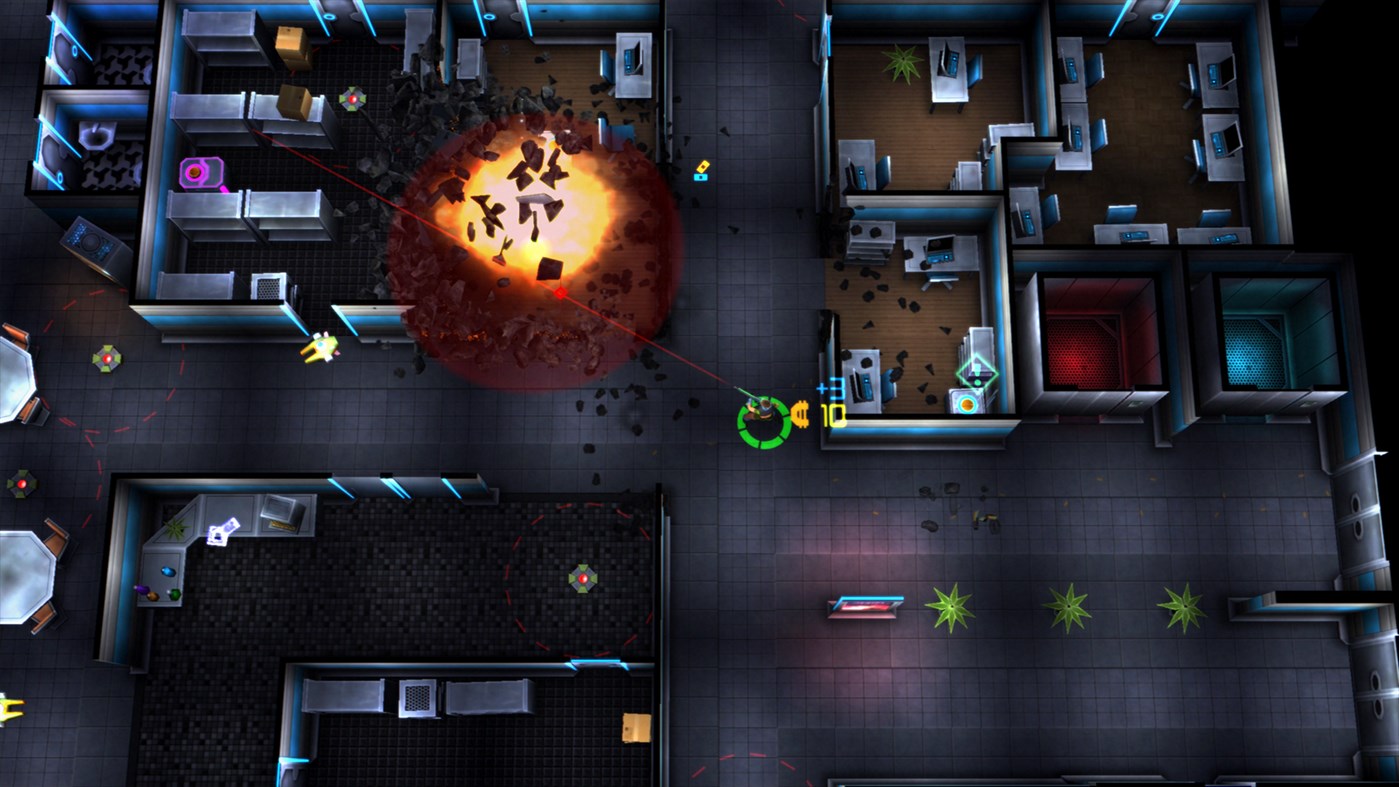 #6. Neon Chrome (Windows) 由: 10tons Ltd.