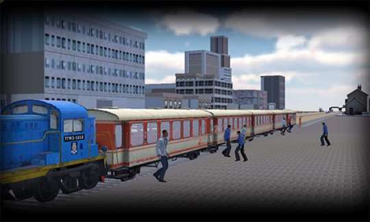 Train Passenger Driving Simulator 3D screenshot 2