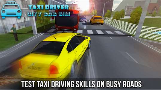 Taxi Driver City Cab Simulator screenshot 5