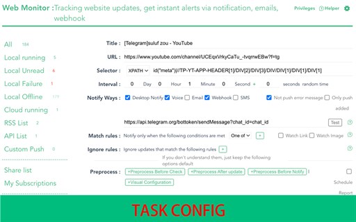 Web Monitor - Real-Time Website Change Alerts
