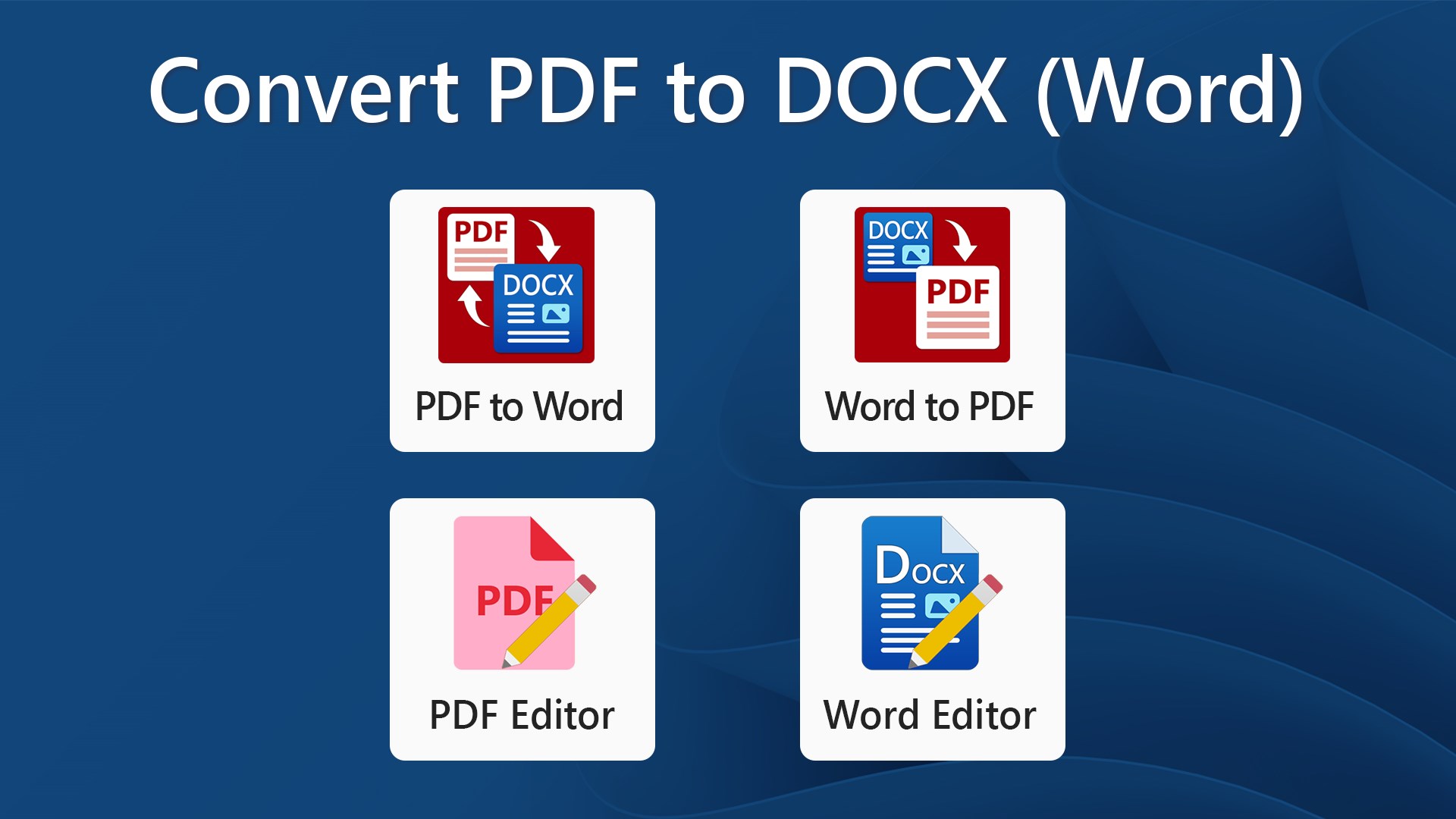 PDF to DOC Converter+ screenshot