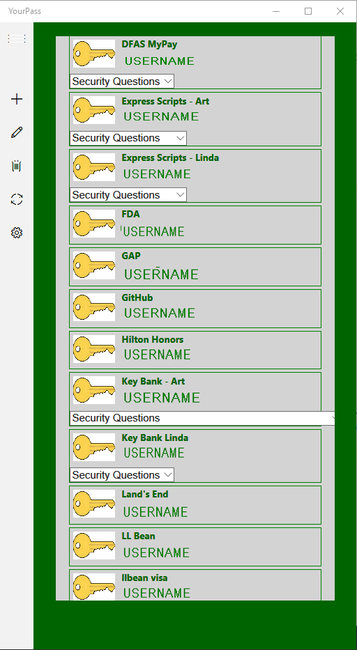YourPass screenshot