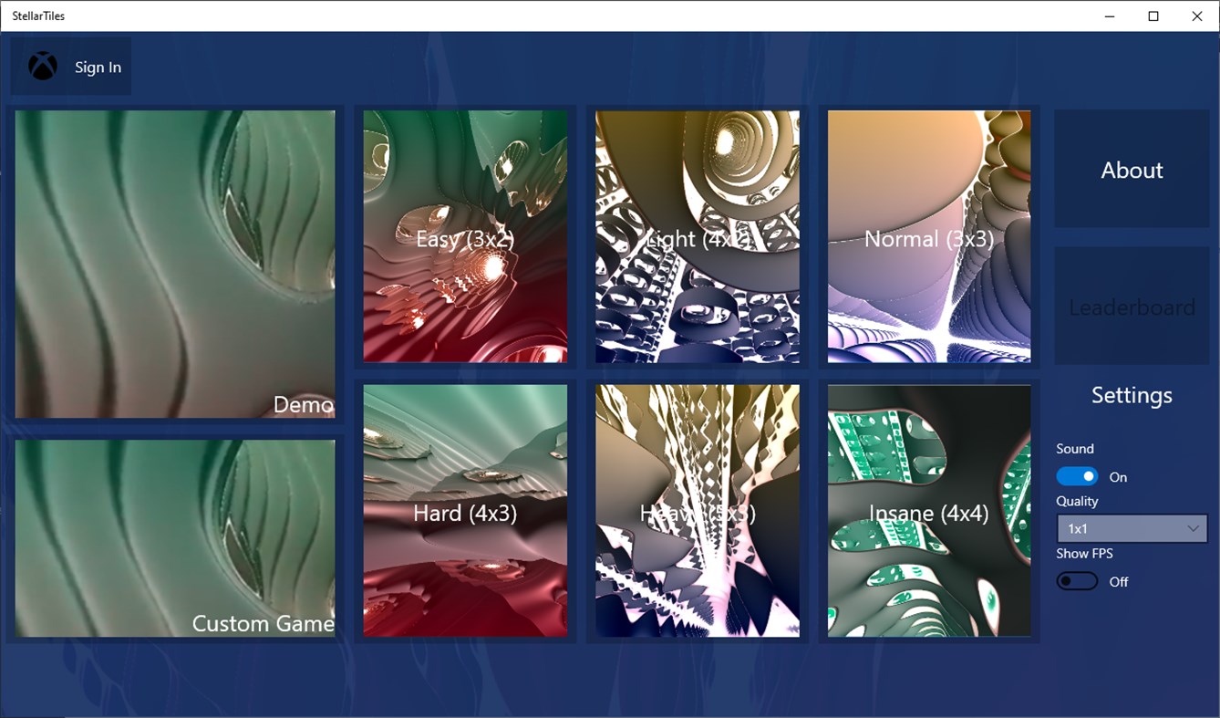 #2. StellarTiles (Xbox) By: dilemmApps