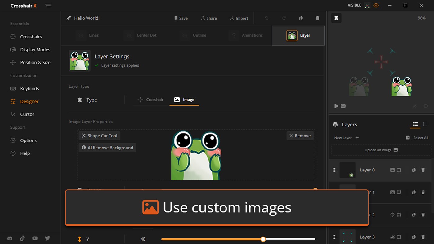 #8. Crosshair X (Windows) 来自: CenterPoint Gaming