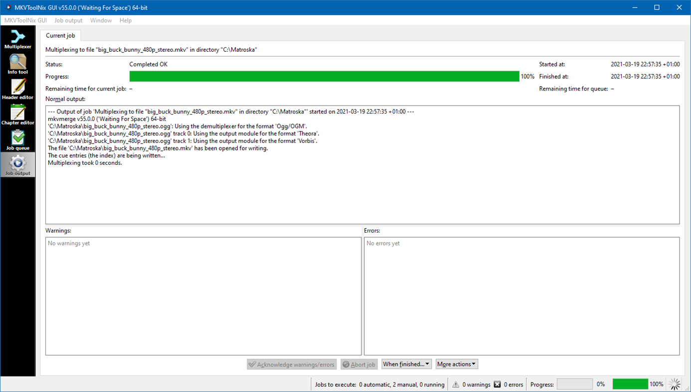 #5. MKVToolNix (Windows) By: Moritz Bunkus
