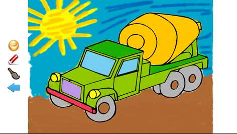 Vehicles Coloring Pages for Kids Screenshots 2