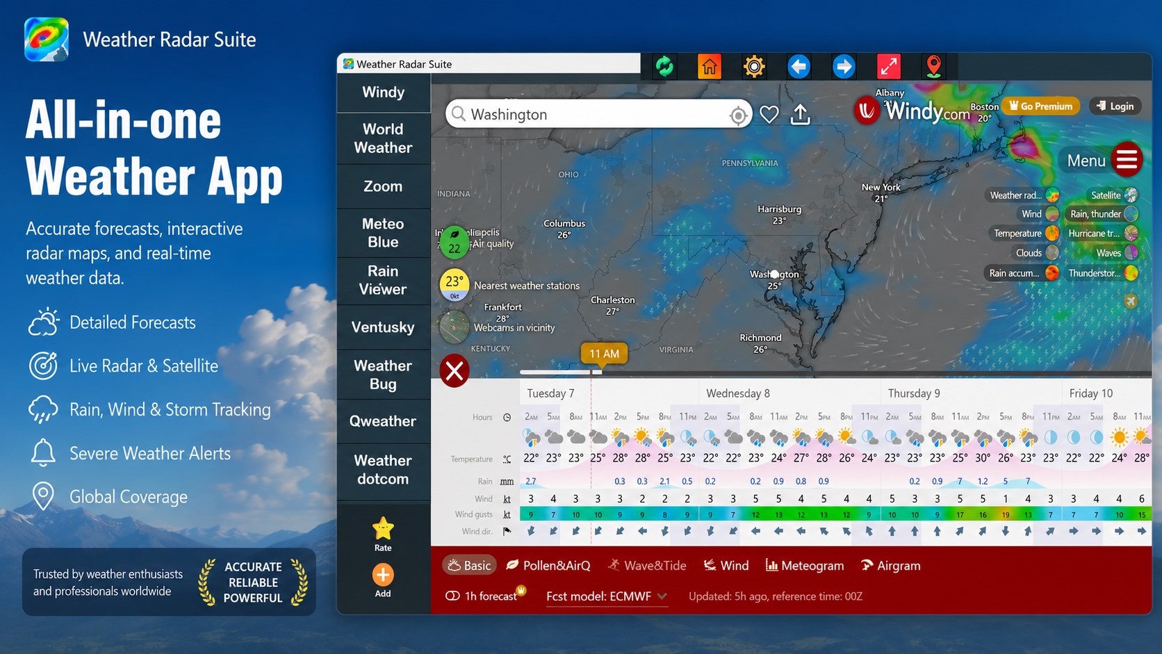 Weather Radar Suite screenshot