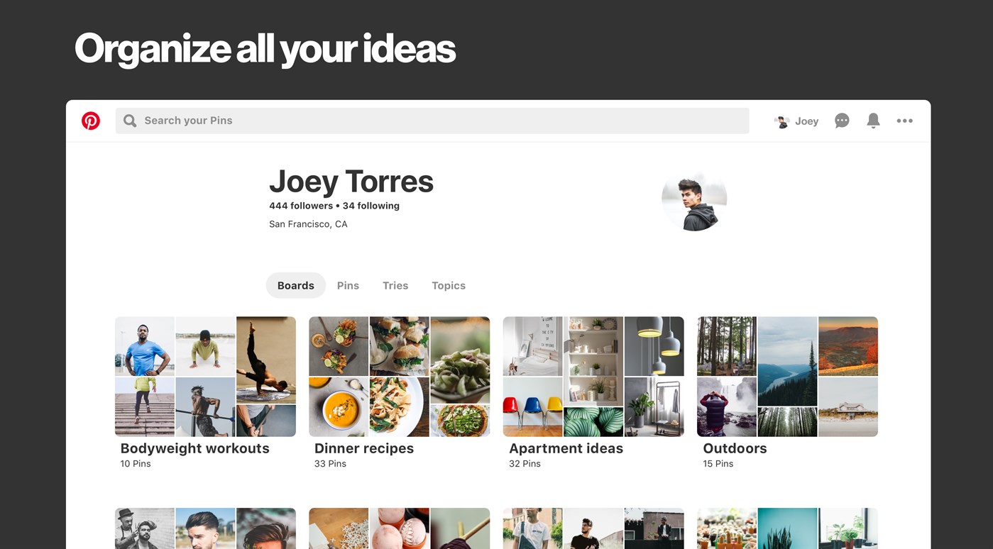 #3. Pinterest (Windows) Door: Pinterest Inc.