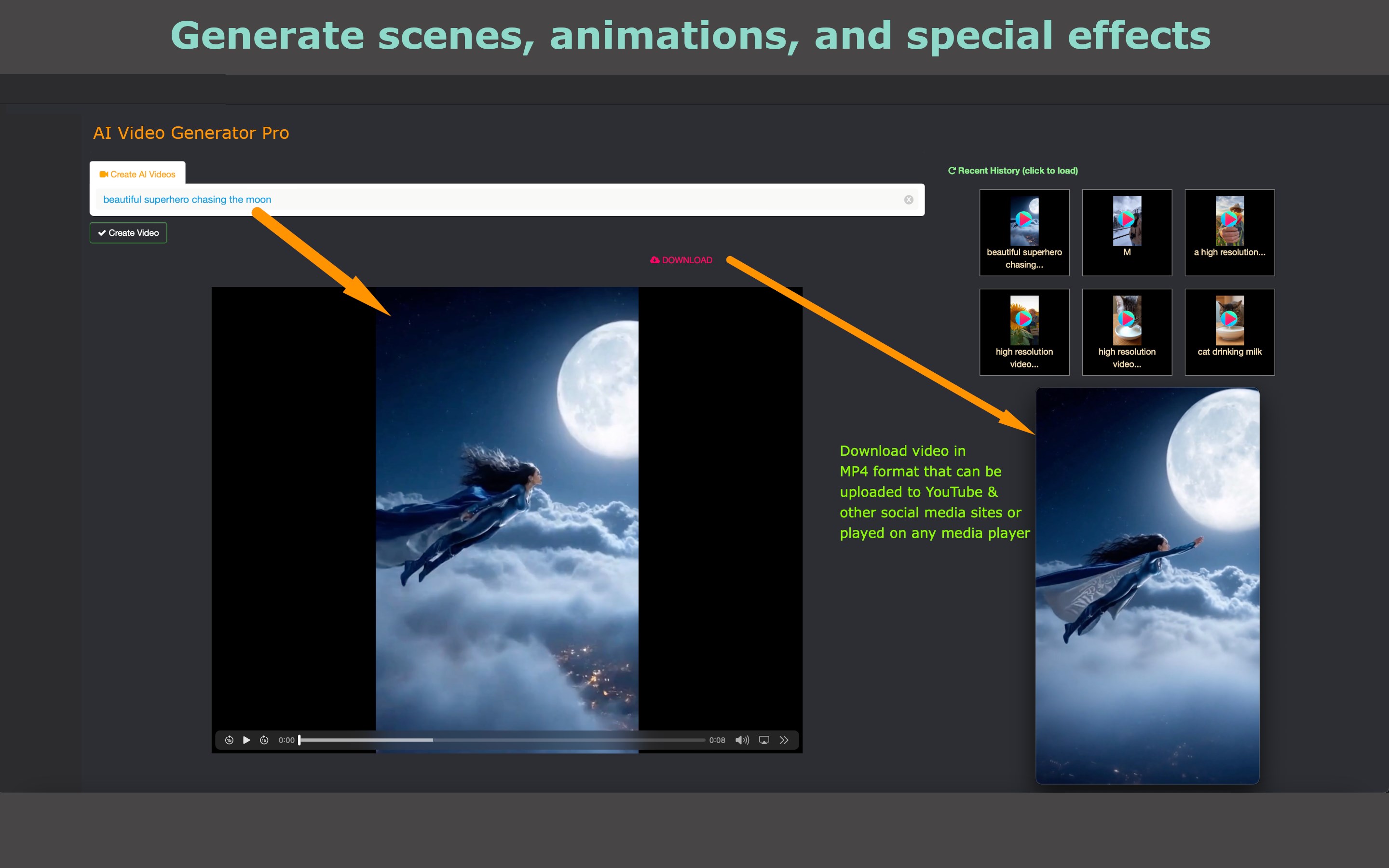 AI Video Generator Pro screenshot