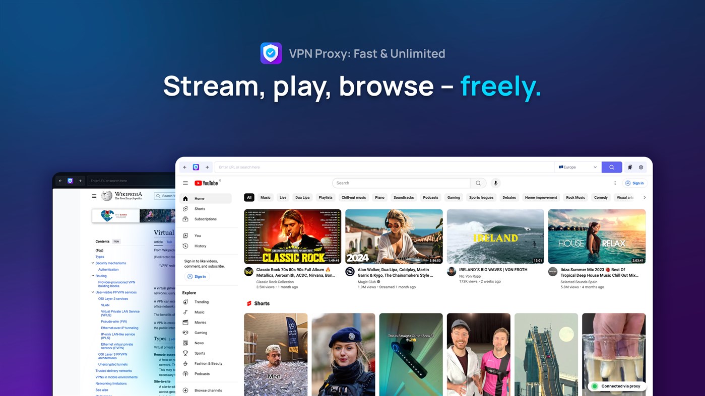 #2. VPN Proxy: Fast & Unlimited (Windows) بواسطة: Roob