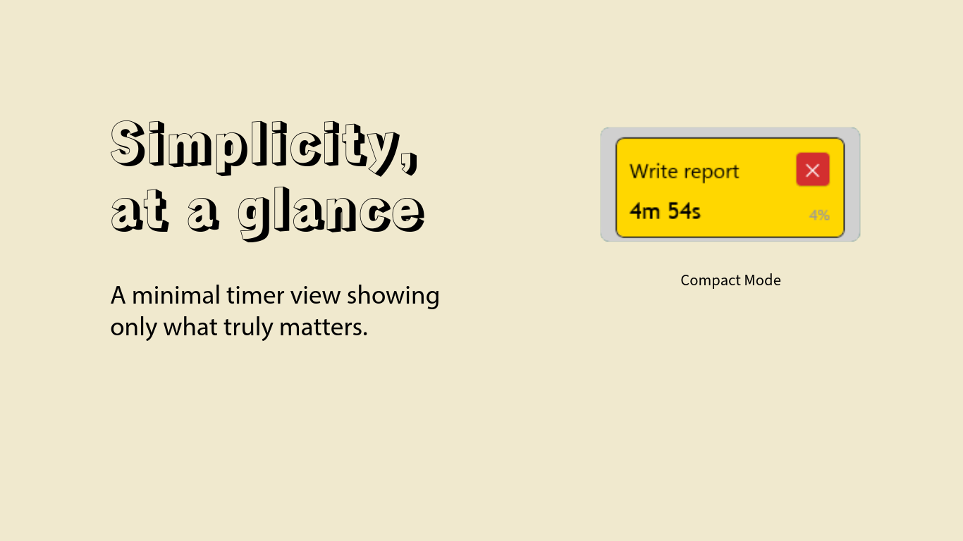 Task Timer Widget screenshot