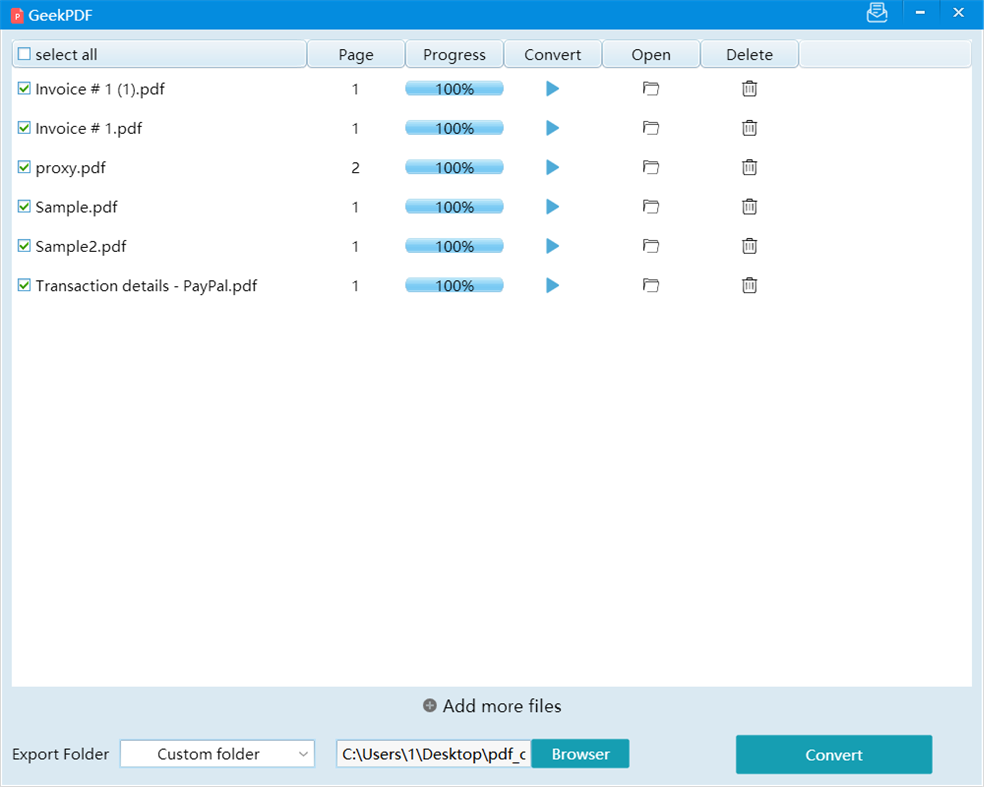 #2. GeekPDF - Convert PDF To Doc (Windows) 由: ToolFun