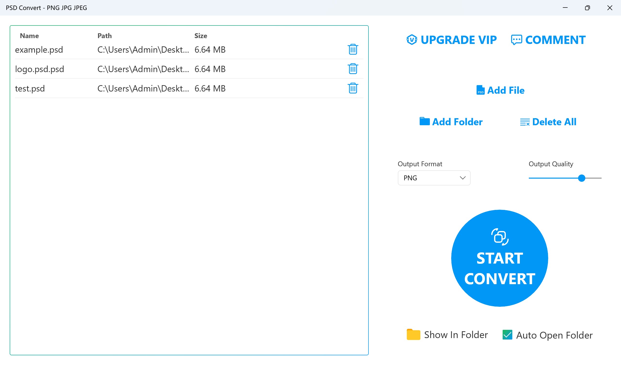 PSD Convert - PNG JPG JPEG screenshot