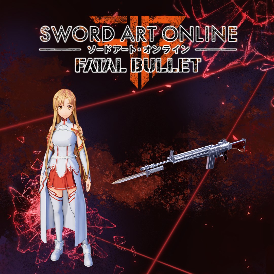 SWORD ART ONLINE: FATAL BULLET SAO ASUNA COSTUME & SILVER GUN