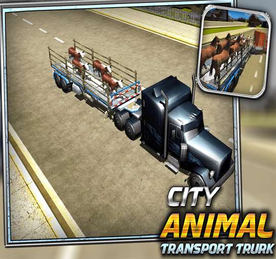 City Animal Transport Truck screenshot 5