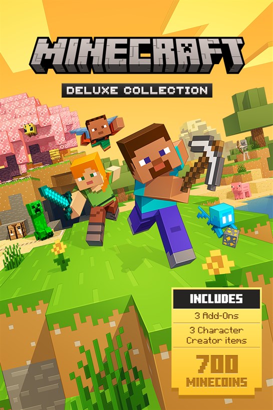 Boxaufnahme von Minecraft for Windows Deluxe Collection