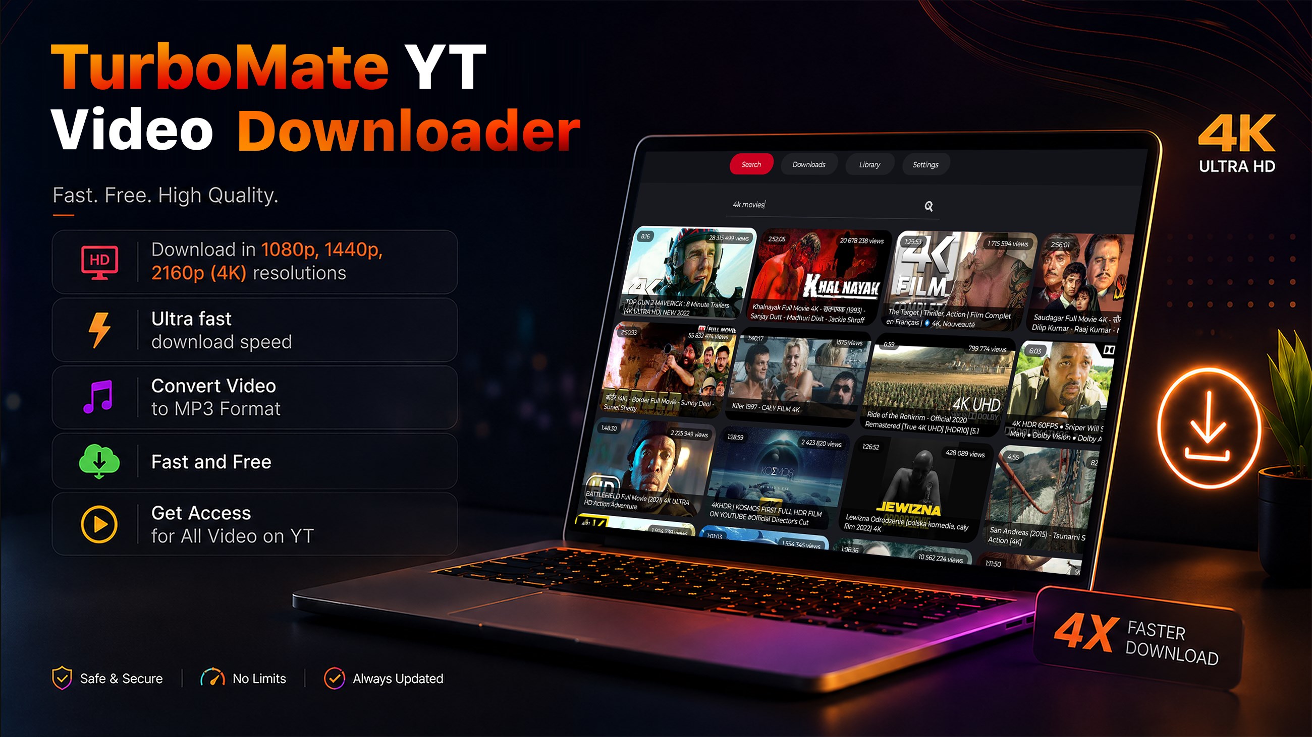 TurboMate YT - Video & MP3 Downloader screenshot