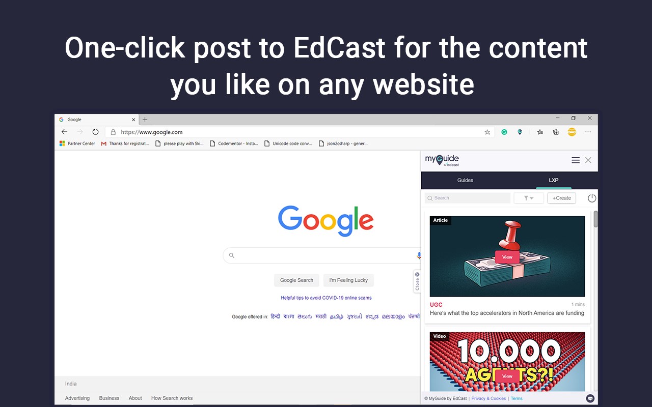 EdCast MyGuide Creator Enterprise