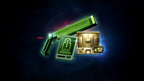 Эксклюзивный зеленый пистолет Antiproton Duress из набора Shadow’s Advance