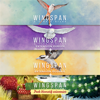 Wingspan (À tire d'ailes) + Extension Europe + Extension Océanie + Pack décoratif saisonnier