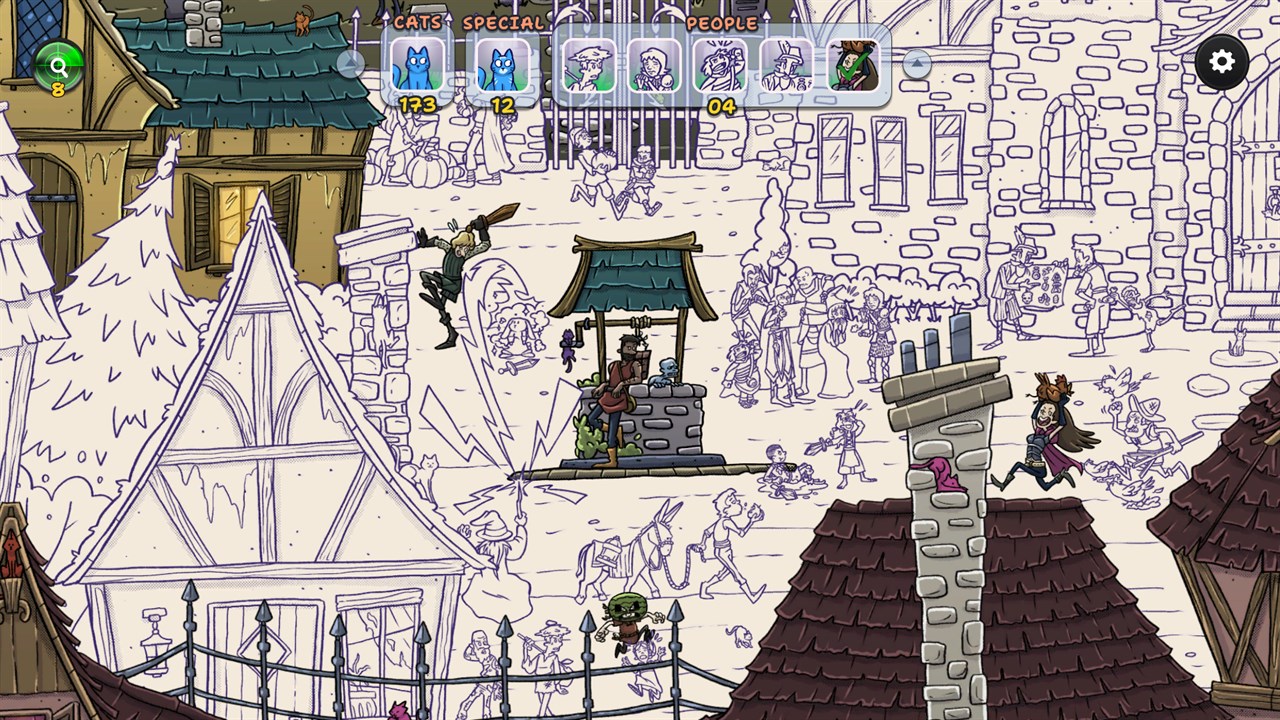 Hidden Cats in Spooky Village screenshot 2