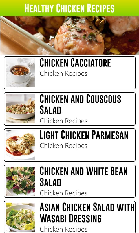 Get Healthy Chicken Recipes Microsoft Store