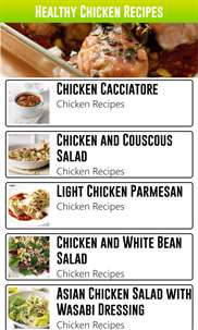 Healthy Chicken Recipes screenshot 1