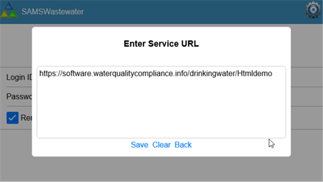 SAMSWastewater Screenshots 2
