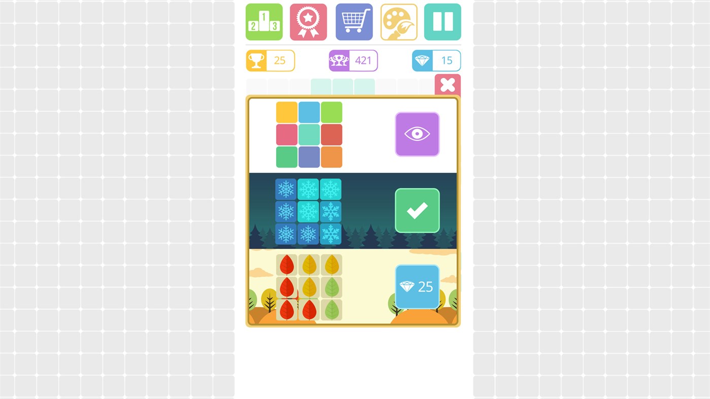 #5. 10x10: fill the grid (Windows) Podle: Playtouch