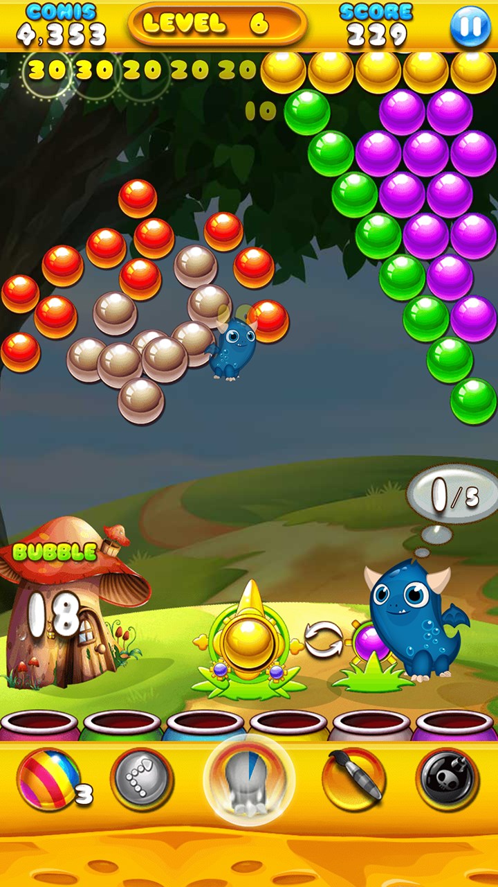 Bubble Shooter Land Adventure - Match 3 Game Type