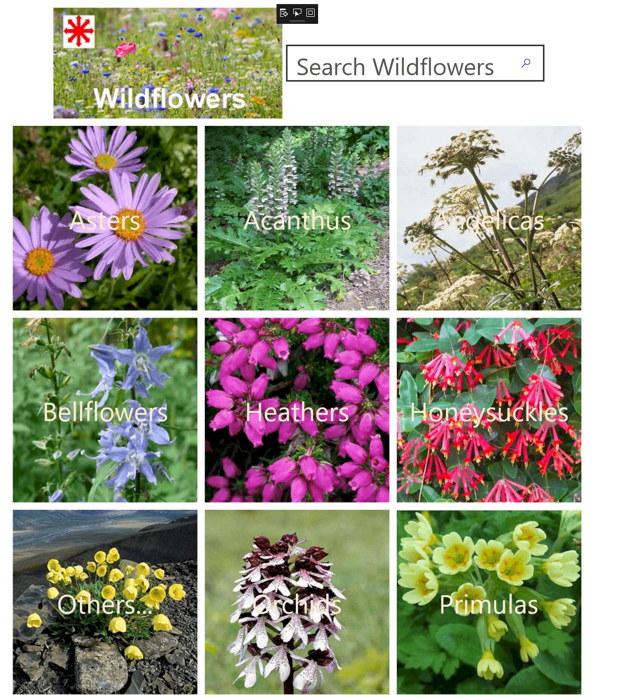 Wildflowers for Windows 10