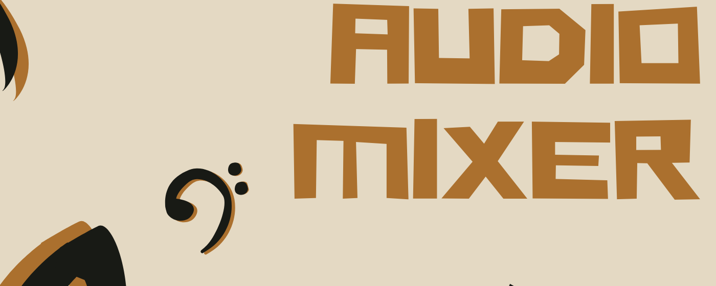 podcast audio mixer marquee promo image