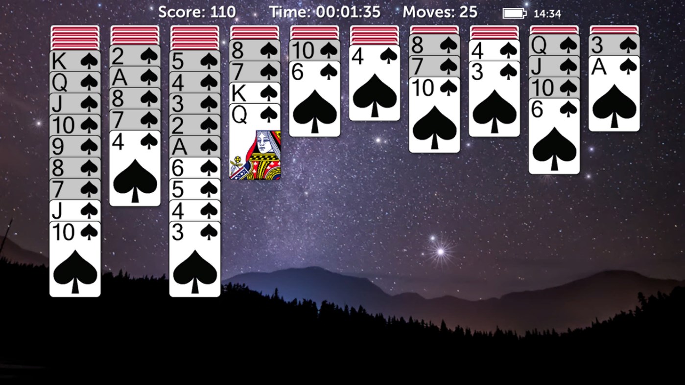 #2. Spider Solitaire Classic 2022 (Windows) Podle: Klondike Solitaire Game
