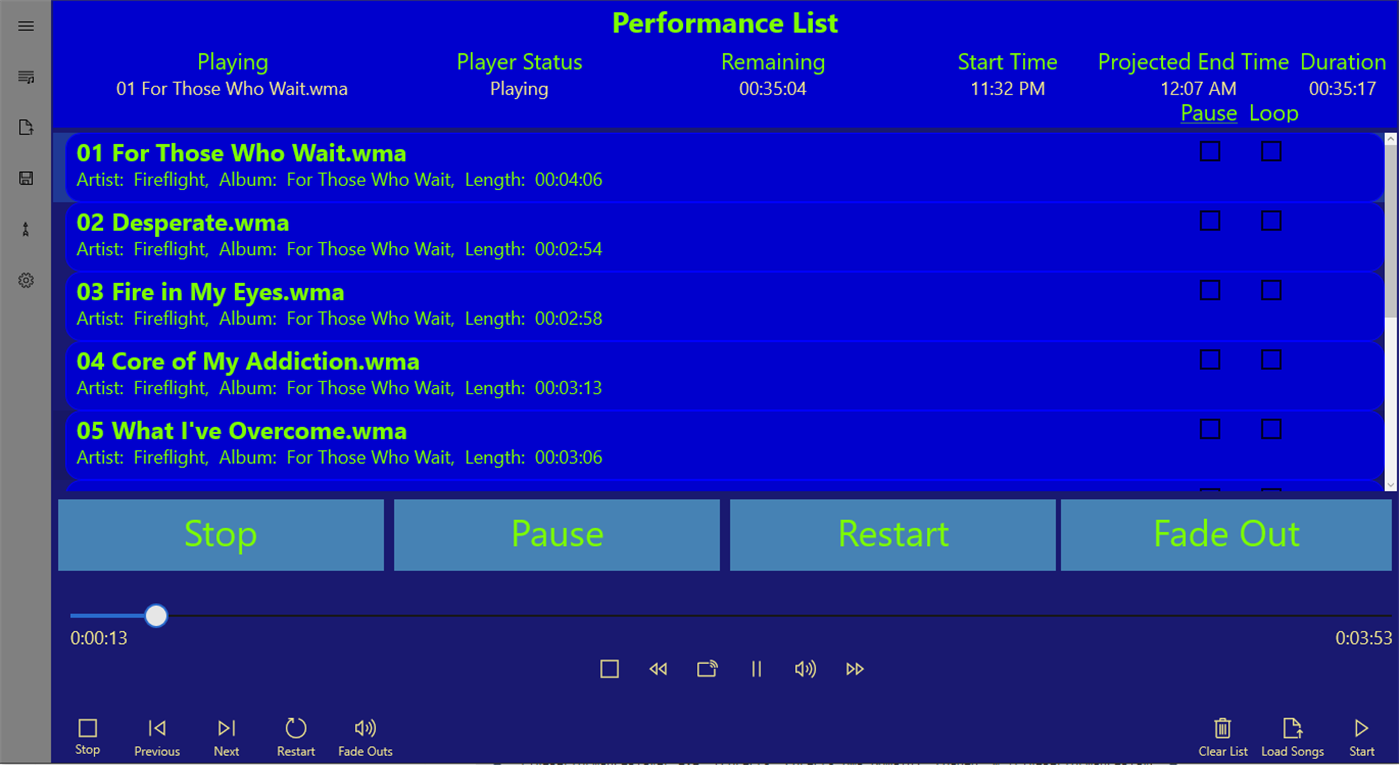 #4. Live Performance Player (Windows) 来自: Digital Software Systems