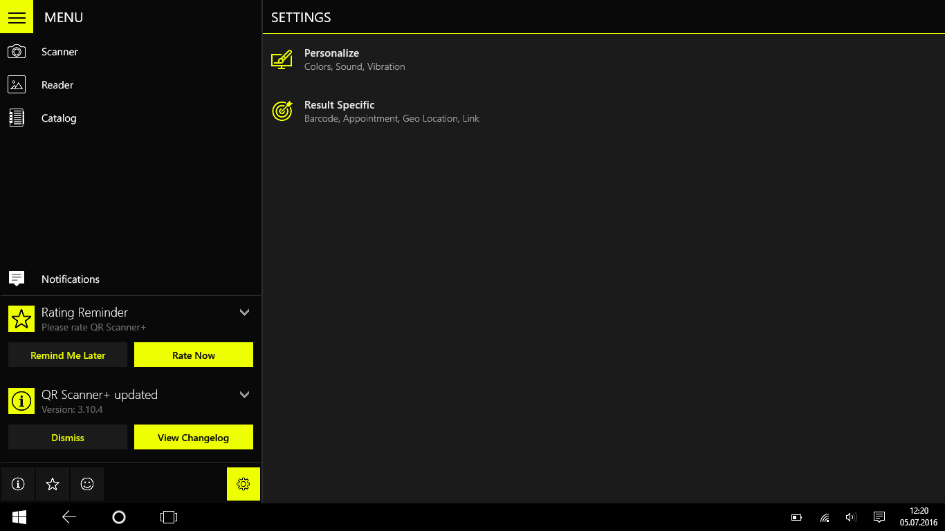 QR Scanner+ // QR Code and Barcode Reader for Windows 10